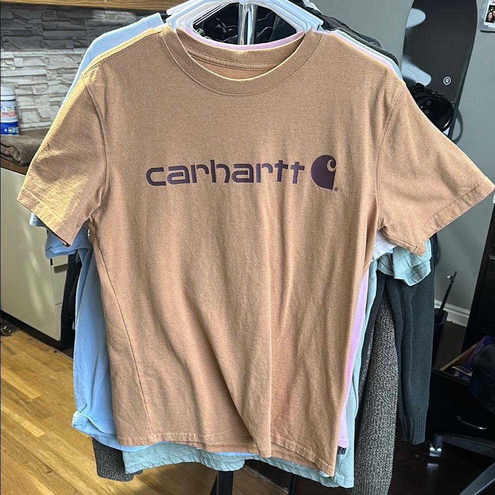 Carhartt Brown Logo T-Shirt